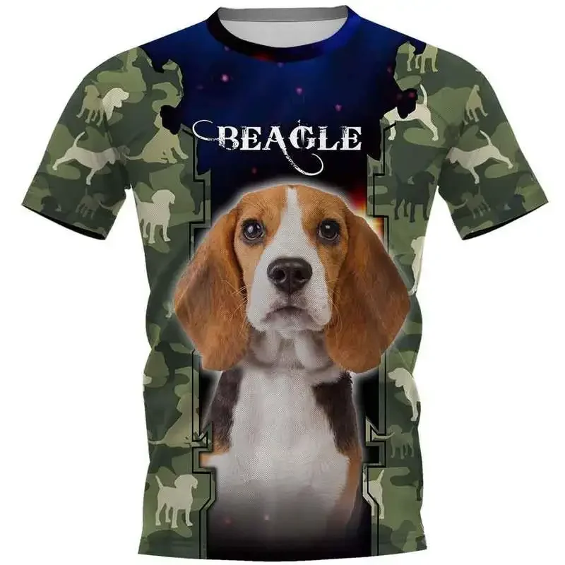 CLOOCL  Newest Animals Beagle Harajuku T Shirt Men Women 3D Print Hip Hop Streetwear Fashion Pullovers Drop Shipping