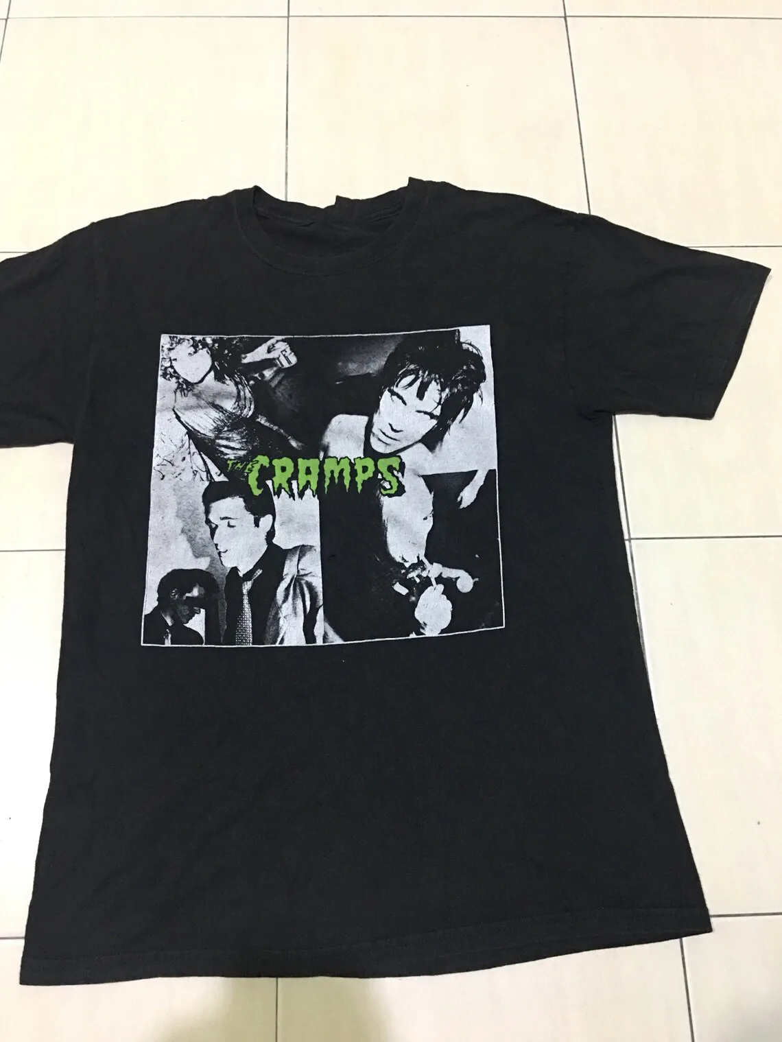 

Rare Vintage 90s The Cramps punk band promo tour shirt