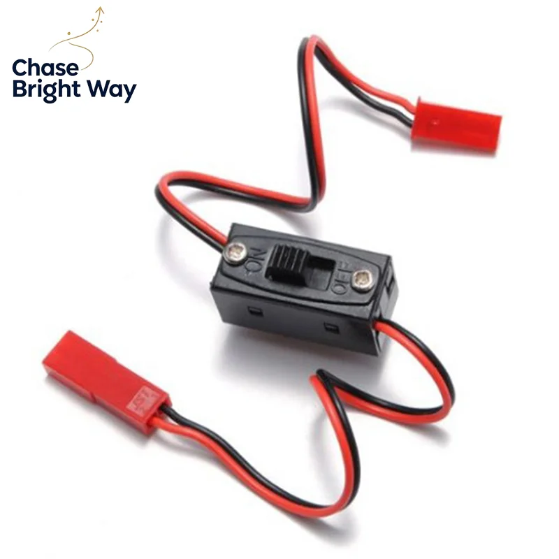 Universal Two Wire ON OFF Switch With JST Plug Male Female For RC Model Helicopter Airplane Vehicle Car ESC Receiver Parts