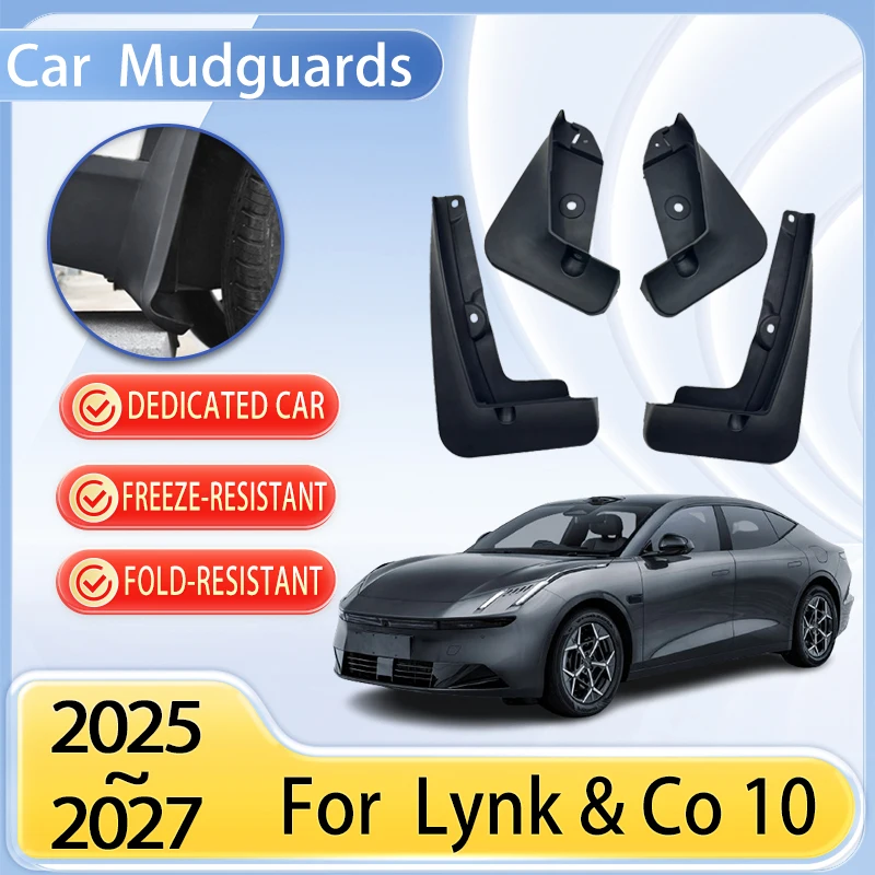 

Car Mudguards Parts For Lynk Co 10 EMP P372 2025 2026 2027 Front Rear Wheel Mudflap Fender Flare Cover Guard Auto Mud Accessorie