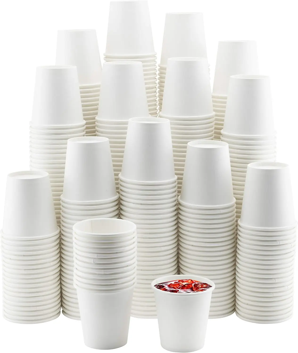 

1000 Pack Disposable White 4oz Small Paper Cups Hot Cold Coffee Cup for Water Juice Espresso Tea Ideal for Water Coolers