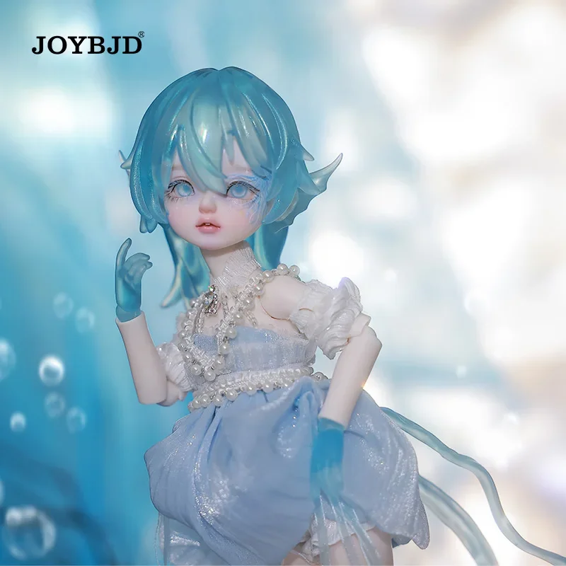 JOYBJD Kurage 1/6 Bjd Doll Transparent Blue Hands Foot Resin Hair Jellyfish Fairy Baby of The Sea HolidayGift Ball Jointed Doll