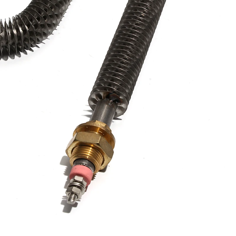 Finne أنبوبي عنصر التدفئة 201SS/304SS المبرد 220V 1500W 2000W 2500W 3000W 3500W فرن التجفيف الكهربائية الحرارة أنبوب ضياء. 12 مللي متر