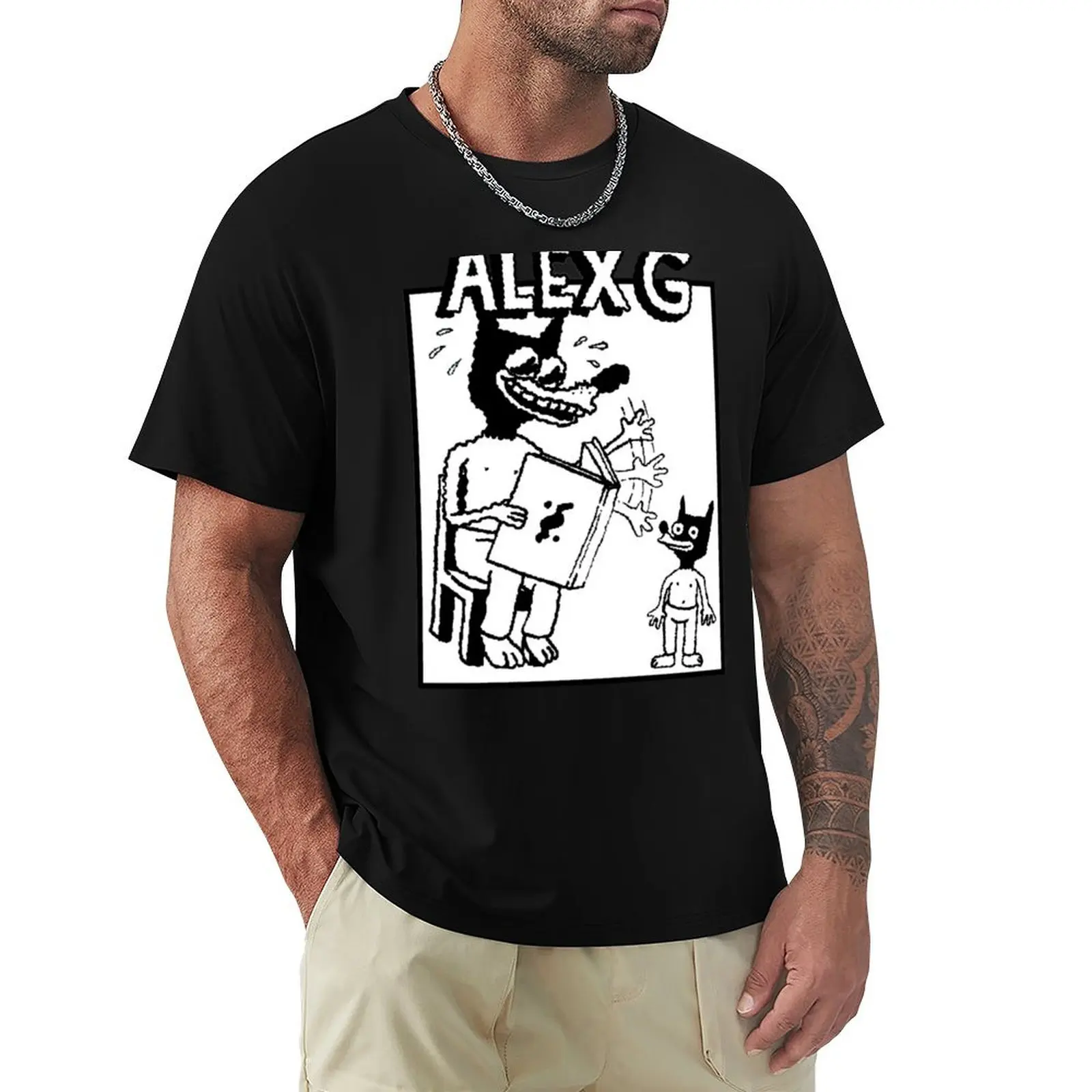 

(Sandy) Alex G Storytelling logo T-Shirt T-shirts oversize quick-drying man clothes T-shirts man plain t shirts men