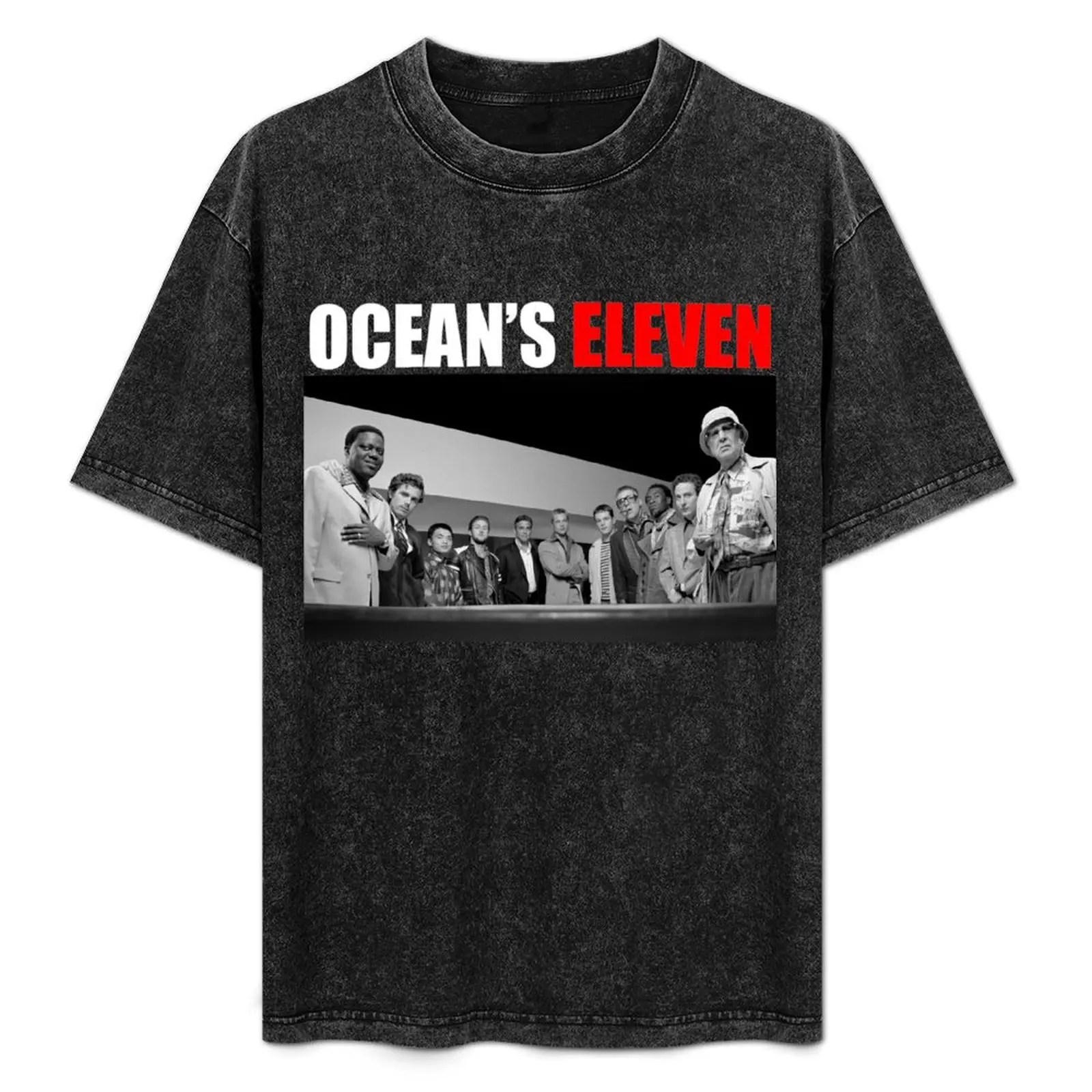 Ocean's Eleven Ensemble (2001) T-Shirt summer tops custom t shirt tees mens t shirts top quality