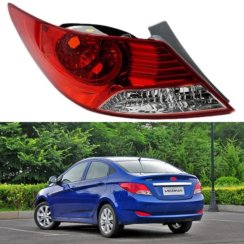 For Hyundai Verna 2011 2012 2013 car accsesories Rear Tail Light Assembly  turn signal Backing light brake light  taillight