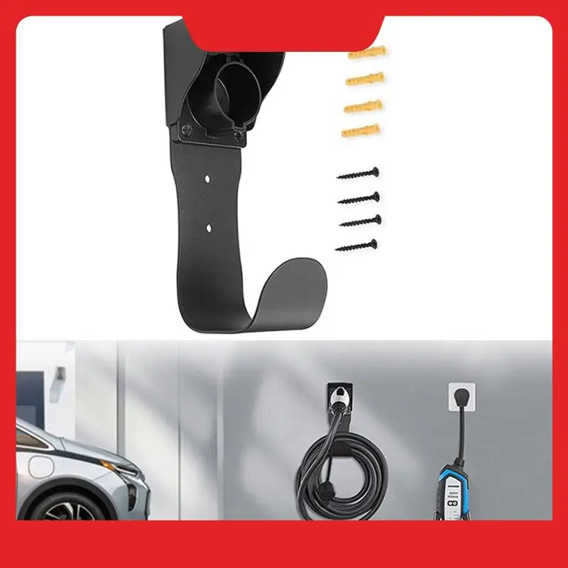 

SAE J1772 Держатель зарядного устройства для электромобилей Настенное крепление для моделей зарядных устройств J1772 Держатель зарядного кабеля для моделей EV