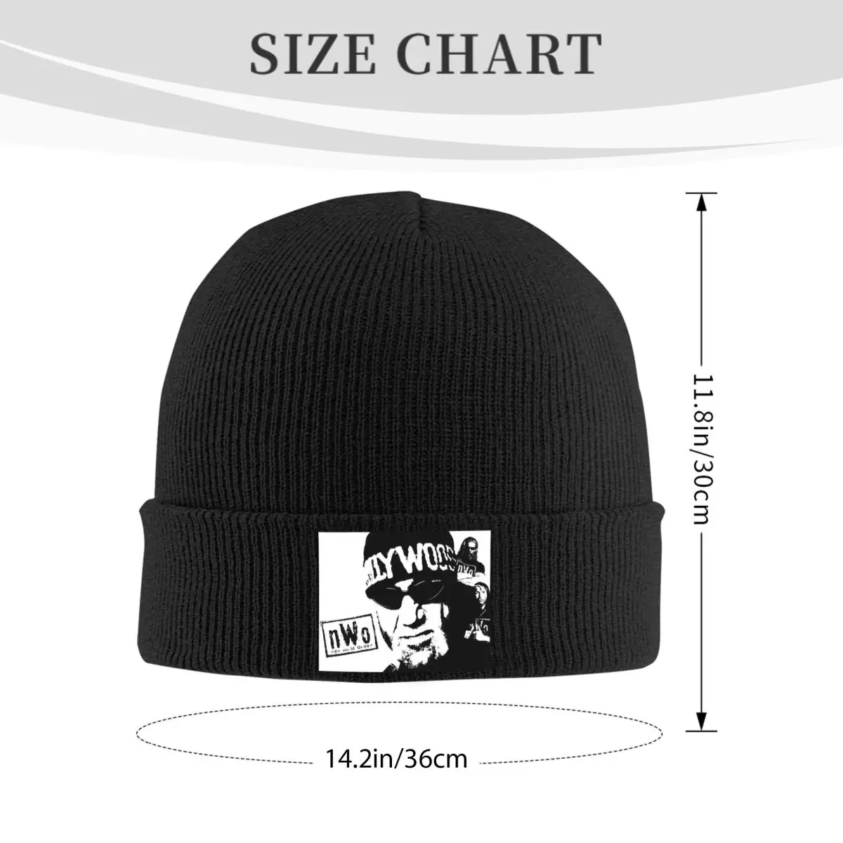NWO New World Order Wrestling Warm Knitted Cap Winter Knit Bonnet Hat Skullies Beanies Hip Hop Caps for Unisex