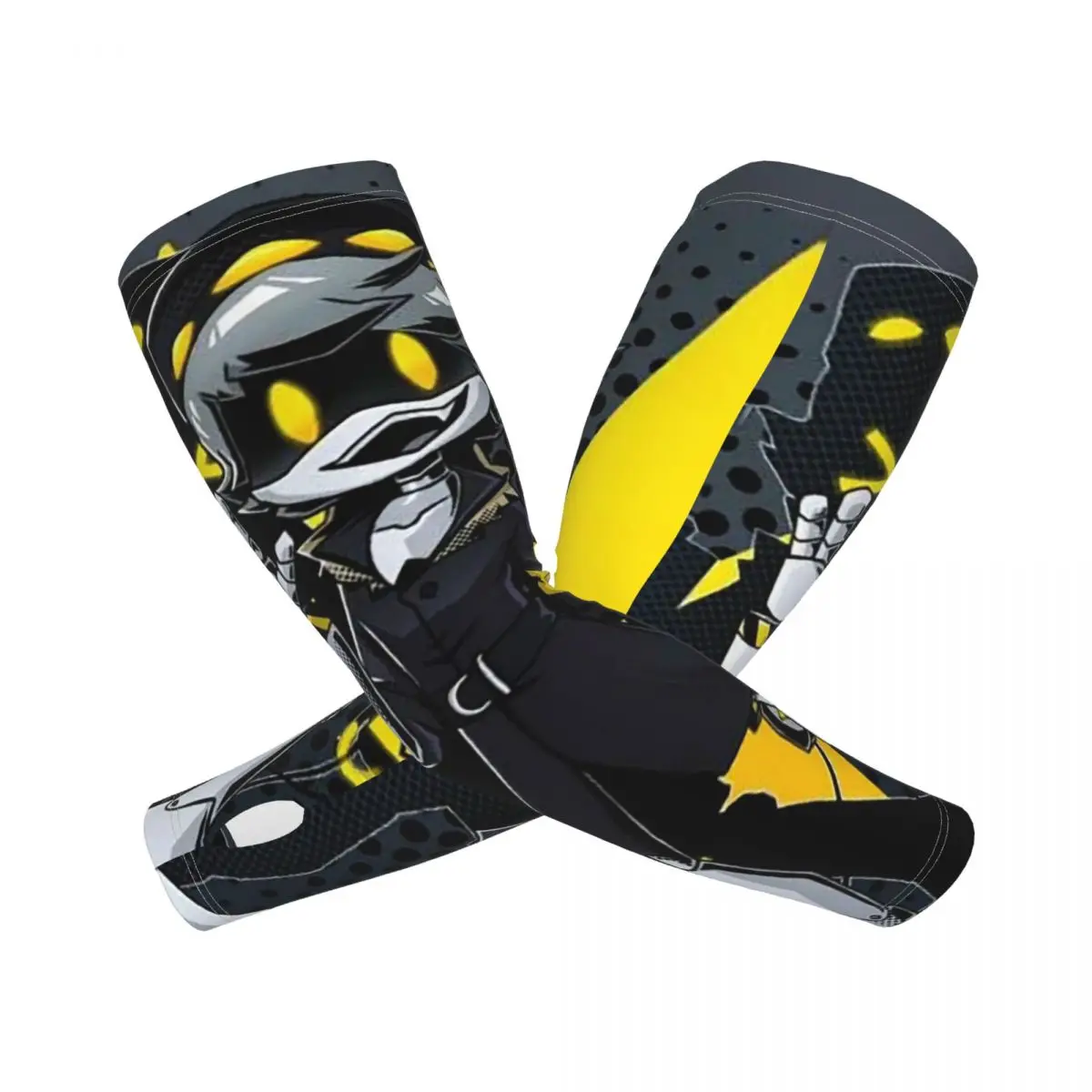 طائرات القتل بدون طيار N Uzi Doorman أكمام أذرع تبريد خارجية من الشمس فوق البنفسجية غطاء حماية صيفي من الحرير الجليدي لركوب الدراجات وأكمام وشم #6