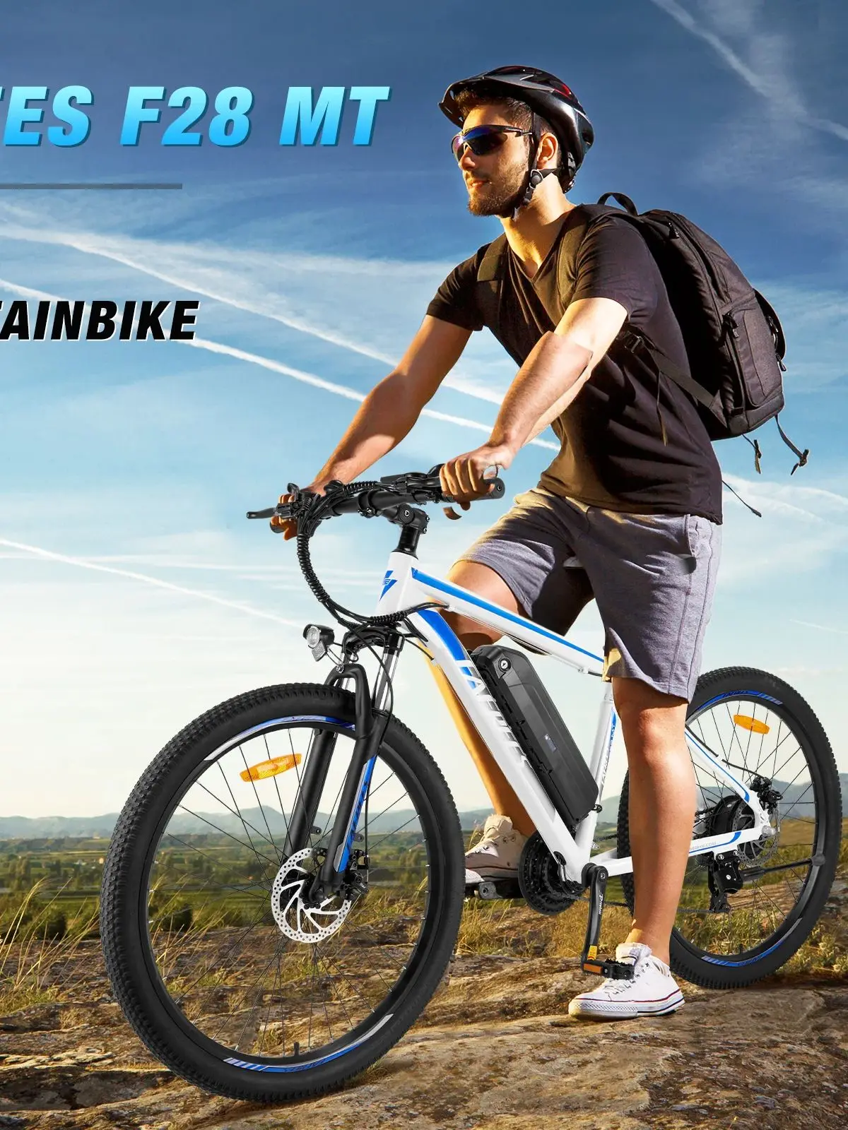 Fafrees F28 MT elektrische fiets 250W 36V15Ah Max. bereik 55-65KM met LCD-display 27,5 " band Max. snelheid 25 km/u E-Mountainbike - afbeelding 2