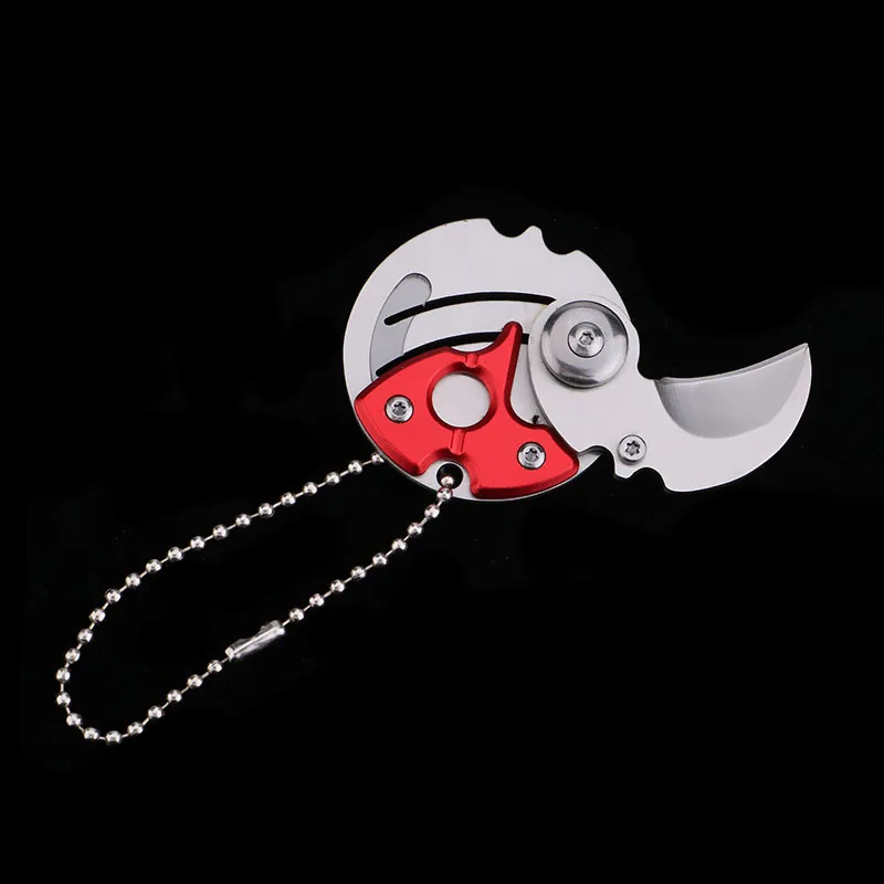Imagem -03 - Mini Portátil Folding Blade Coin Knife Abridor de Caixa de Parcel Multifuncional Autodefesa Ferramentas Edc Outdoor Pocket Knives