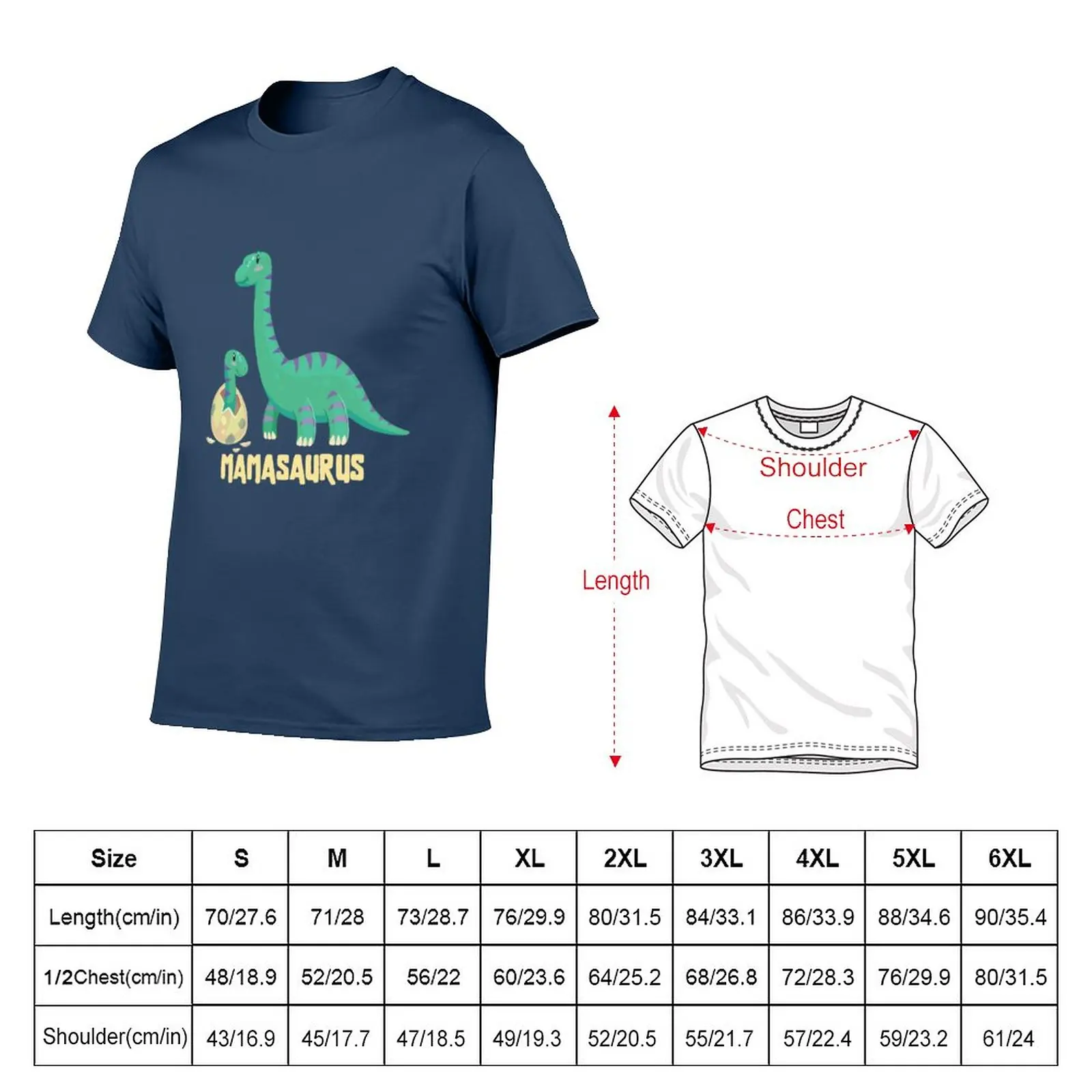 New mamasaurus and babaysaurus mother day gift T-Shirt boys animal print shirt quick drying shirt mens funny t shirts