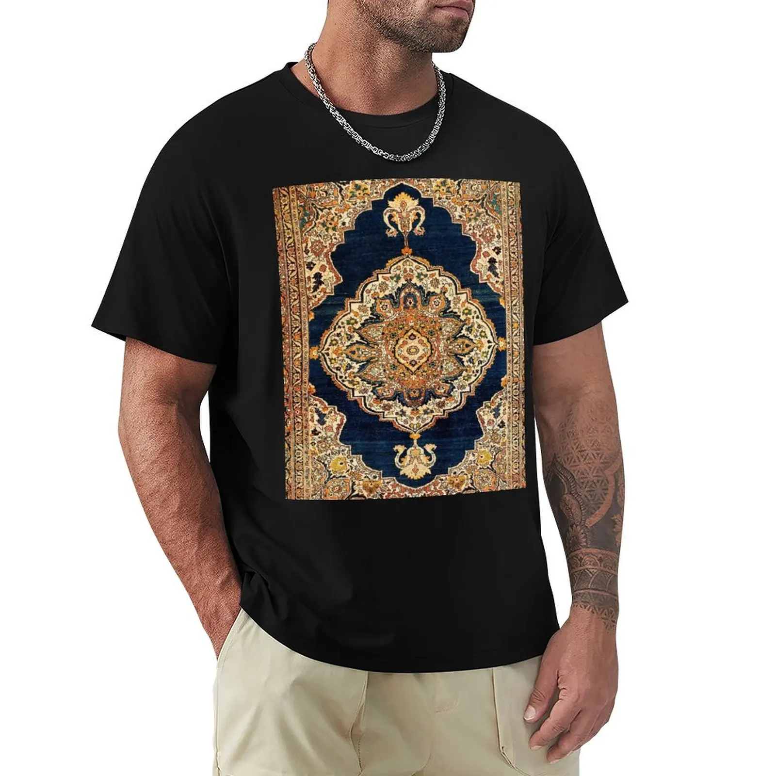 Tabriz Azerbaijan Northwest Persian Rug Print T-Shirt Daily Wear Print T-Shirt