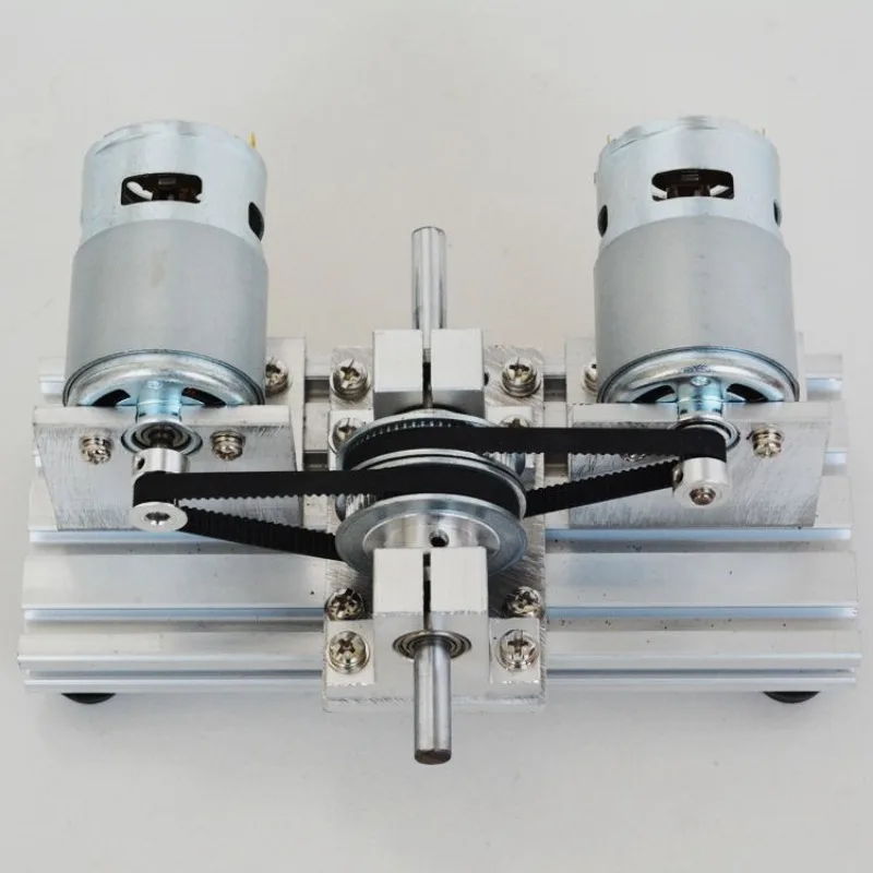 For dual motor drive , DC motor high torque high turn low 8mm hard shaft aluminum alloy table
