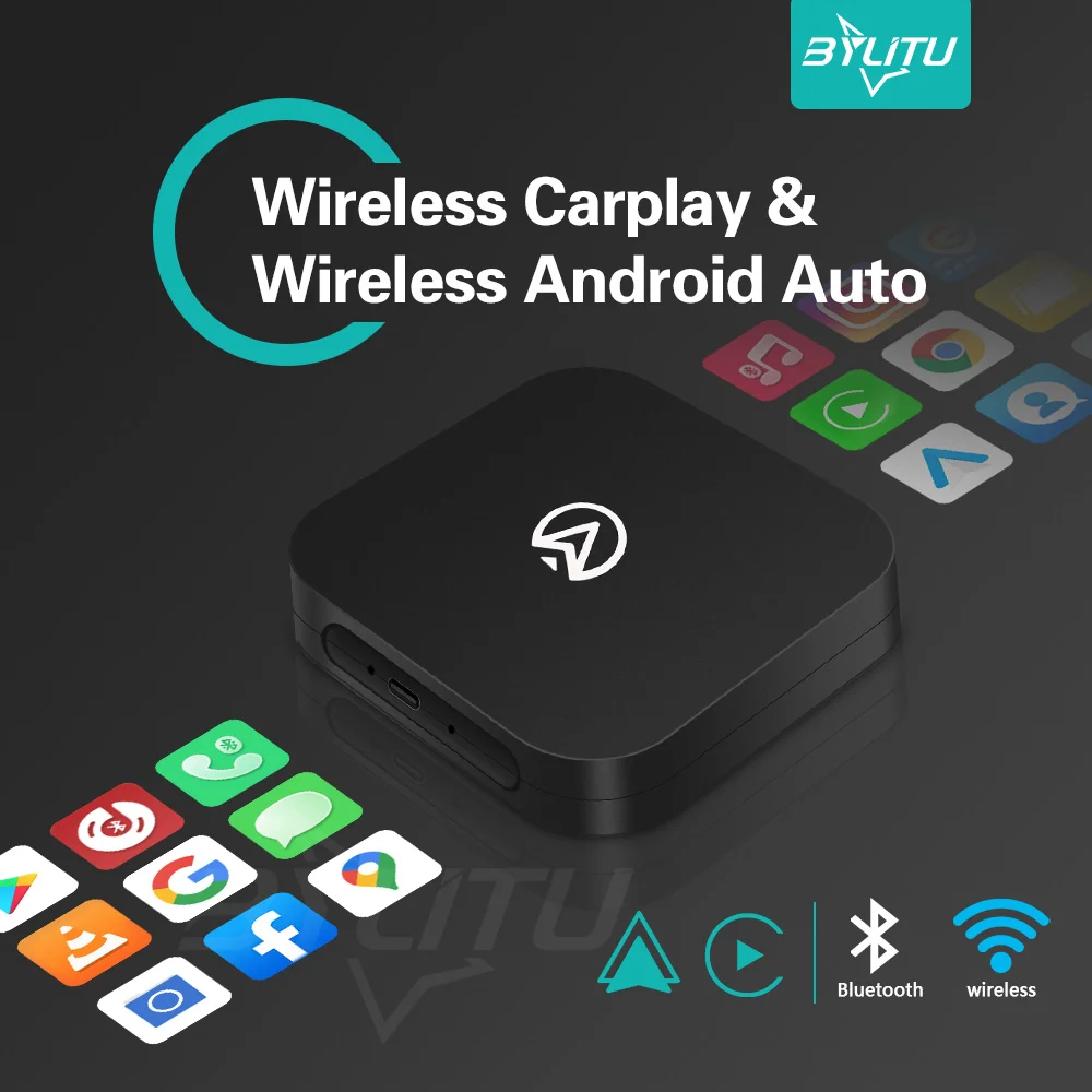 Wireless carplayMINI box wireless Android auto adapter plug and play BluetoothWiFi Dongle For Toyota Volvo Volkswagen Skoda Benz