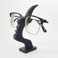 1pc Unique Curved Eyeglass Holder Stand Secure & Artistic Storage Solution Elevate Desk or Nightstand Decor Practical Minimalist