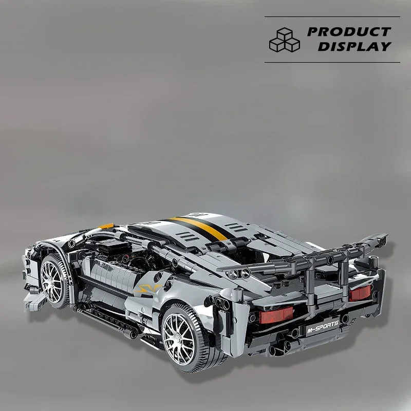 スーパーレーシングカー装飾ビルディングブロック 1337ピース 建築レンガモデル 組み立て簡単 組み立てセット 部屋飾りギフト