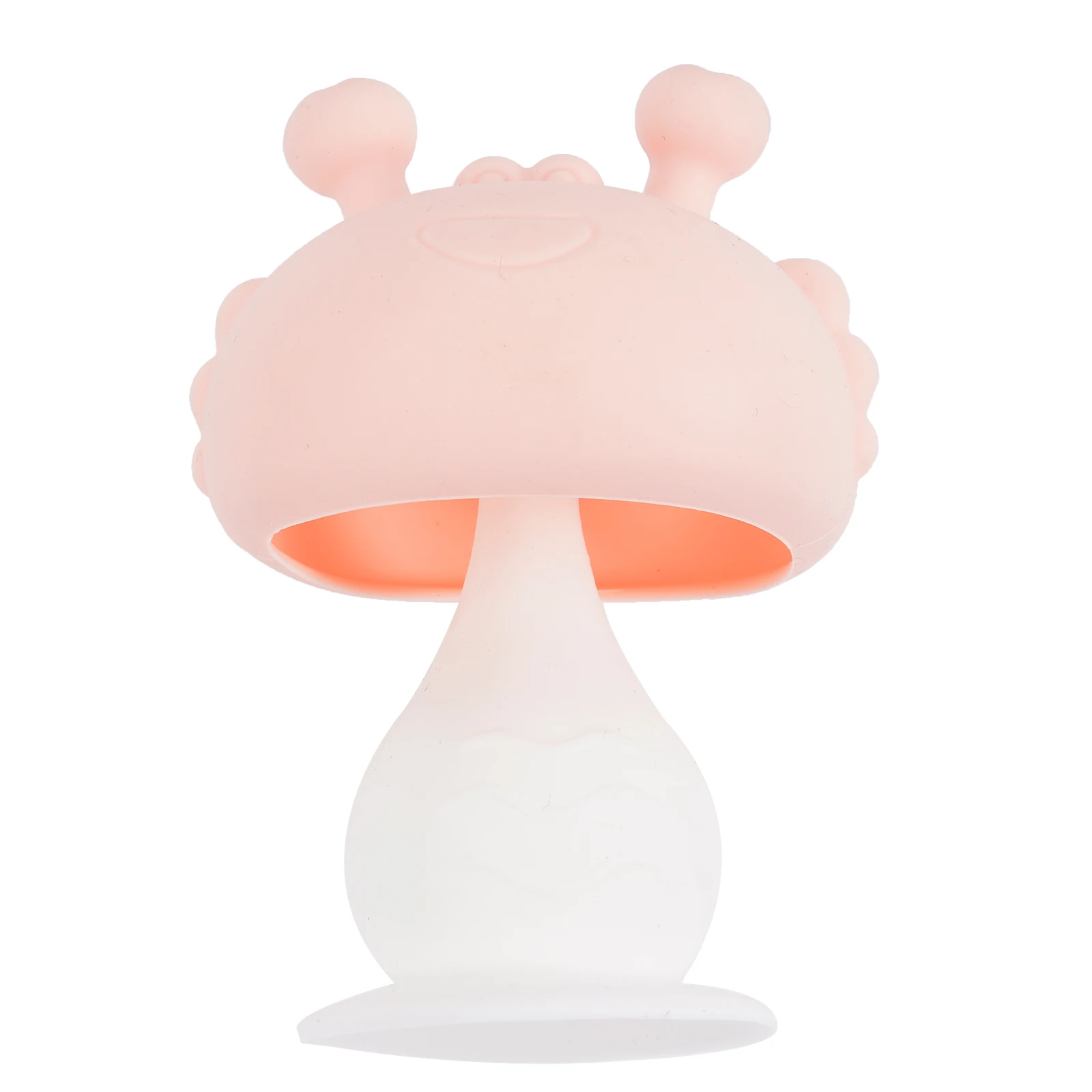 

Silicone Baby Teether Toys Molar Mushroom Head Toddler Teethers for Babies Soft Infant Gum Soother Teething Aid