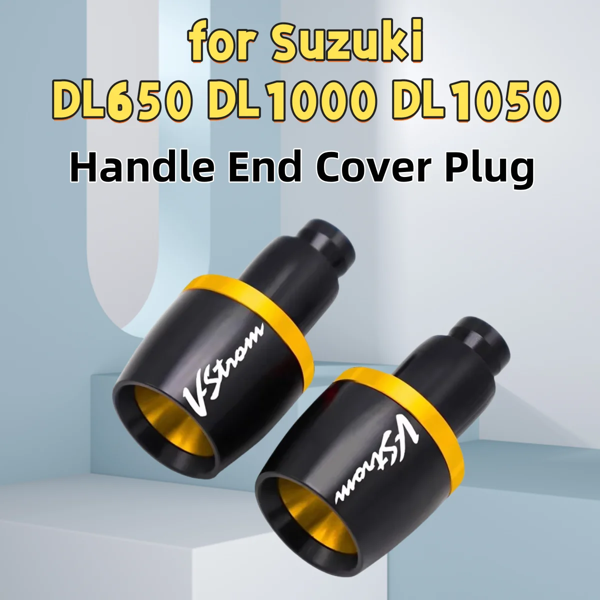 

for Suzuki dl650 DL1000 DL1050 Motorcycle handle 7/8 "22mm handle handle end cover plug suitable vstrom V-Strom 650 1000 1050