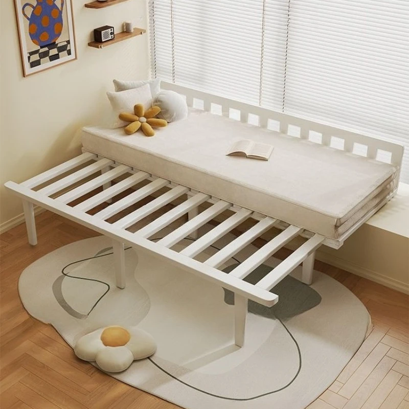 

Window pull-out bed frame, expandable frame, small apartment renovation, expansion of children's room, study room