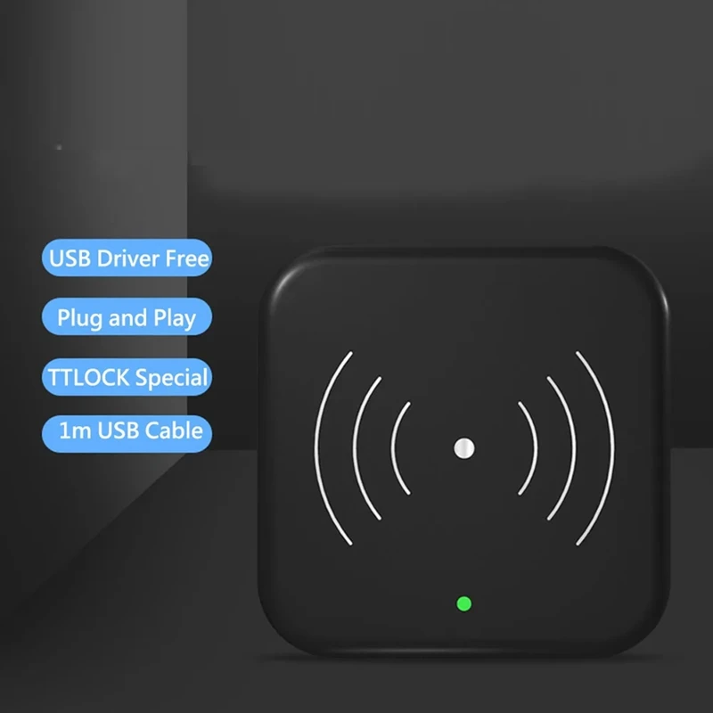 Кодировщик смарт-карт TTLOCK NFC 13,56M M1 IC Card Reader RFID-сканер чипов для TT Hotel TT Renting System Software Hotel