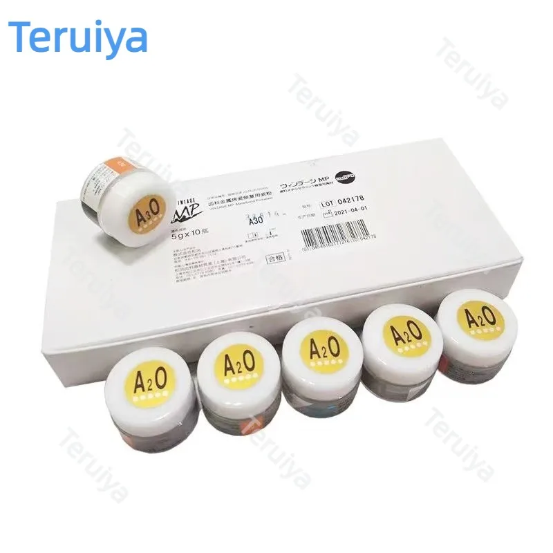 2Pcs SHOFU Metal Opaque Paste OP Shade Opaque Base Ceramic Paste, Dental Denture Lab Consumables