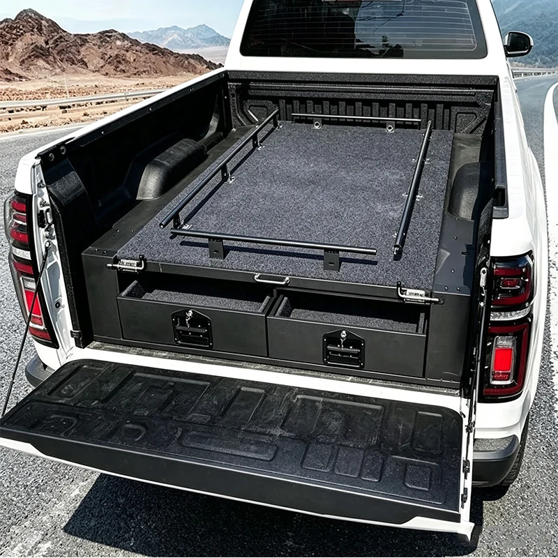 For Great Wall Gwm Poer Cannon 2019-2026 Car Rear Tail Trunk Drawer Storage Box Exterior Decoration Modification Accessories