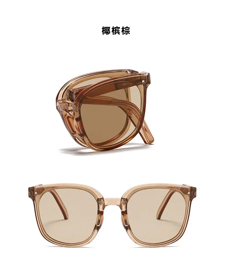 Klappbare Sonnenbrille, tragbar, ultraleicht, Sonnenschutz, UV-Schutz, Sonnenbrille für Männer und Frauen – Detail 12