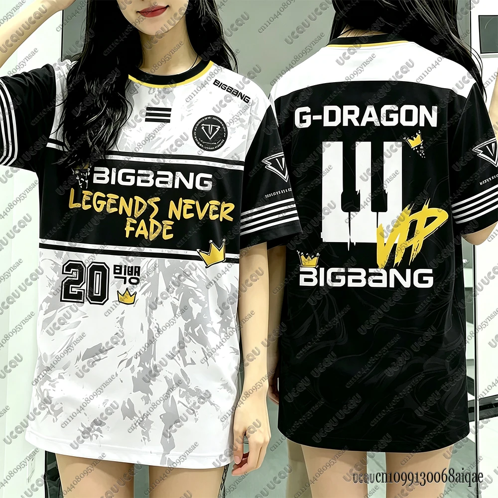 Koreanisches Kpop Big Bang 2026 Weltkonzert-Tour Mesh-Jersey für Frauen, Fangeschenk, Sport-Kurzarmshirt, TAEYANG G-DRAGON Fans Y2K Tops – Detail 13
