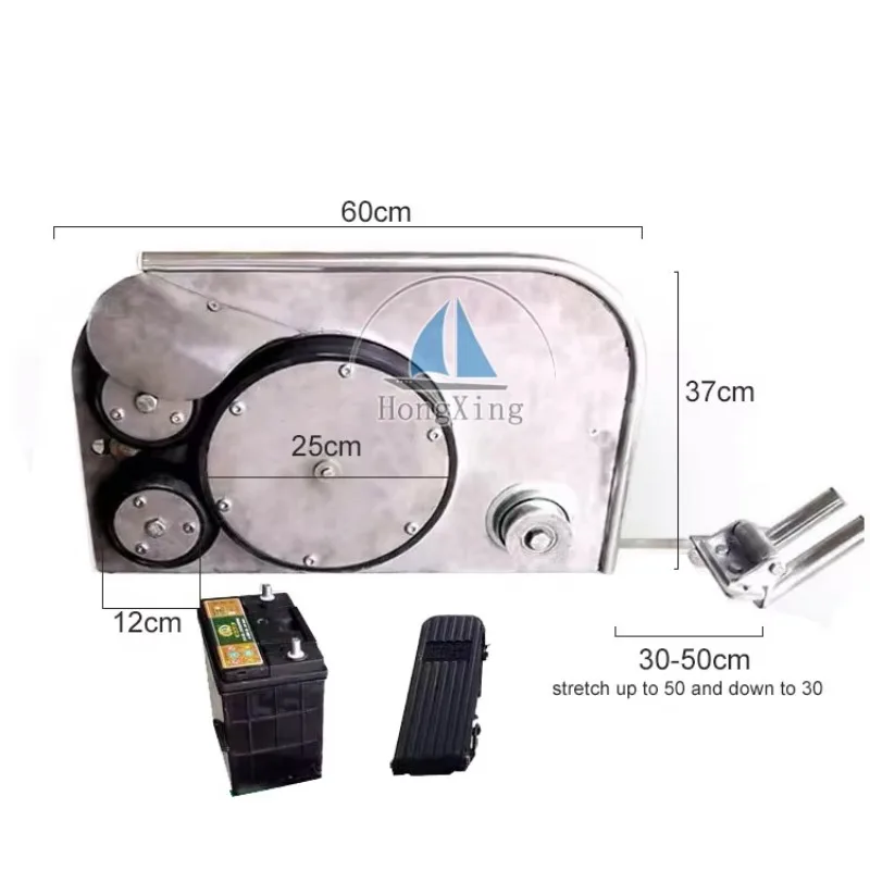 

Single Wheel Net Winch Rope Winch Boat Hydraulic Windlass 304 Stainless Steel Can Be Customized