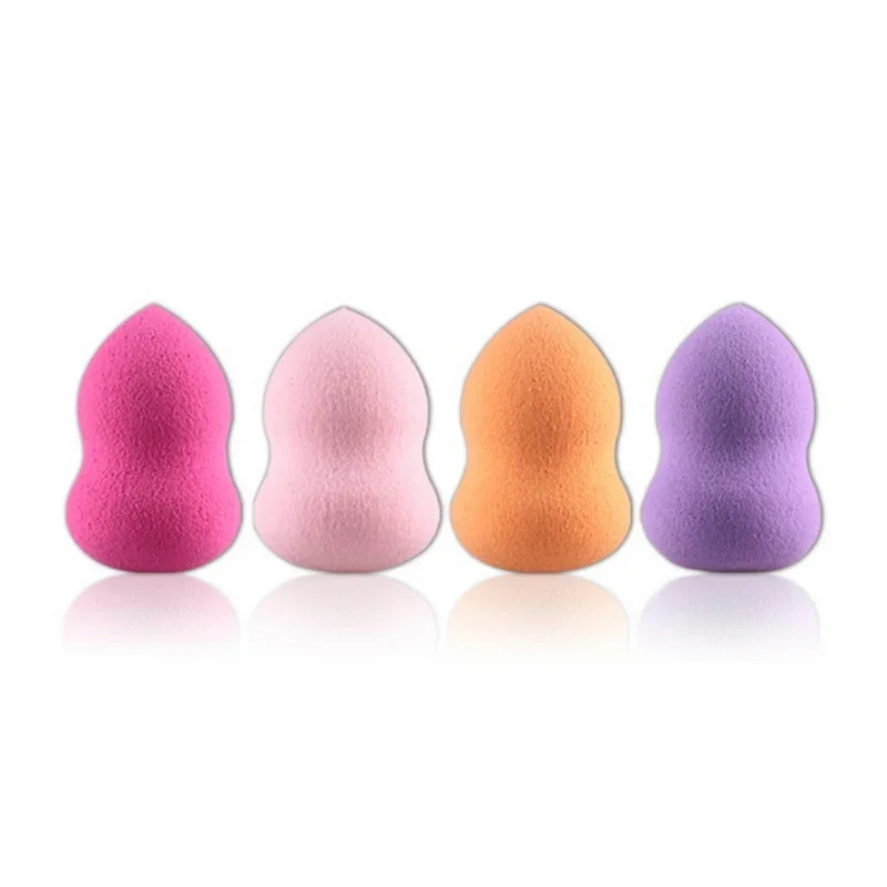 Set di 4 spugne per trucco, frullatore, fondotinta a forma di uovo, set di bellezza multicolore