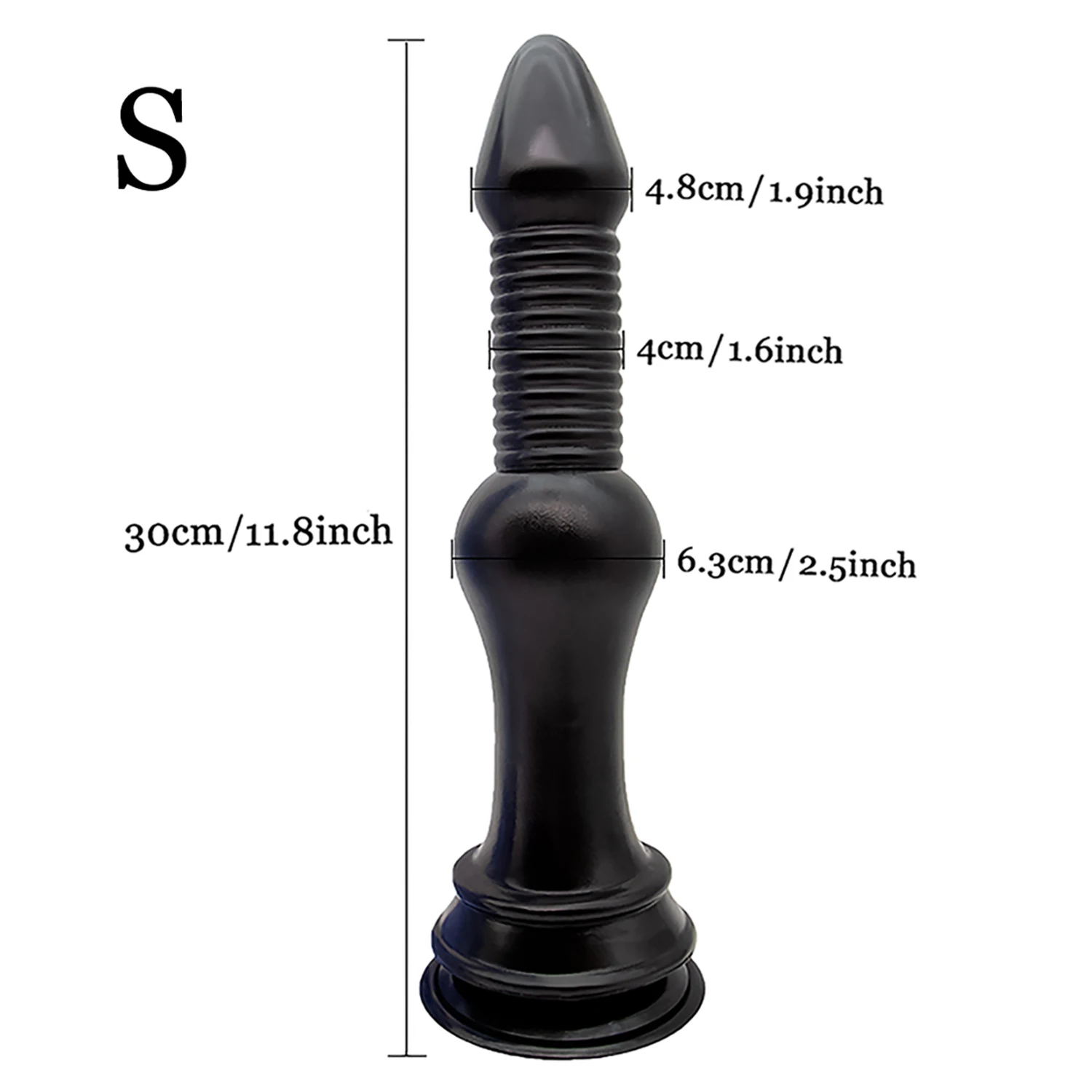 Oversized Anal Plug Dildo Stimulate Anus Vagina Soft Butt Plug Dick Long Anal Dilator Penis with Suction Cup Sex Toy Masturbator