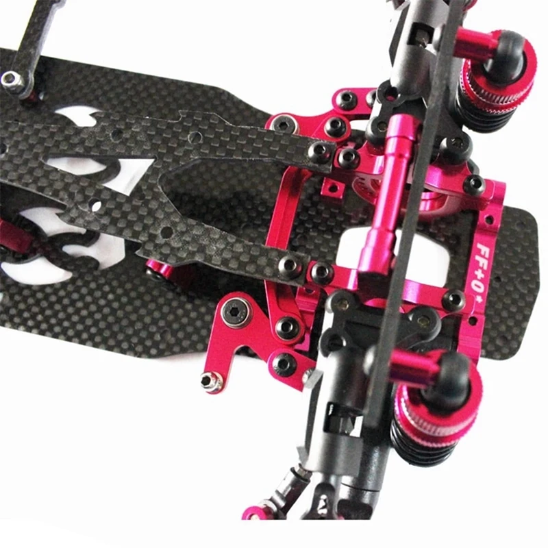 For 1/10 D4 AWD EP Sakura Drift Racing Frame Body Kit Alloy Carbon Fiber,Four-Wheel Drive Racing Frame