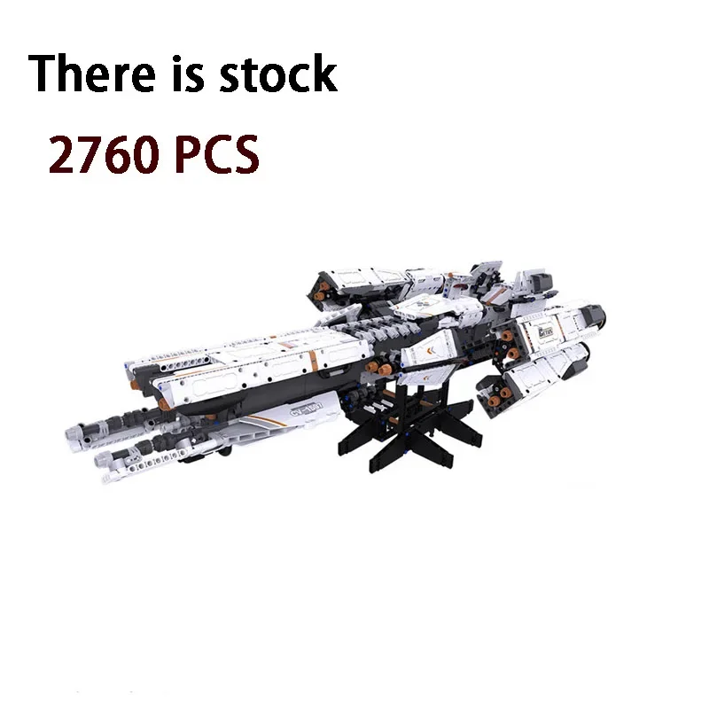 75347 Jupiter Dawn Giant Cetus Spaceship 2760pcs Giant Battleship Ornament Model Building Blocks Kids Educational Toys