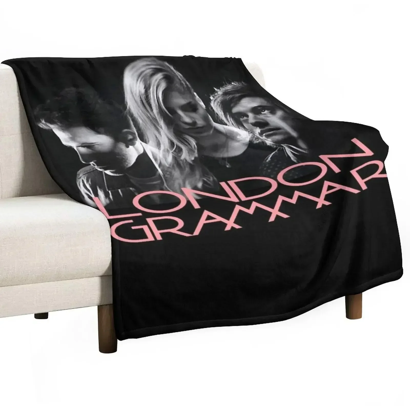 Londons Grammars Tee Band Logo Singers Throw Blanket Decorative Beds Soft Beds Softest Blankets