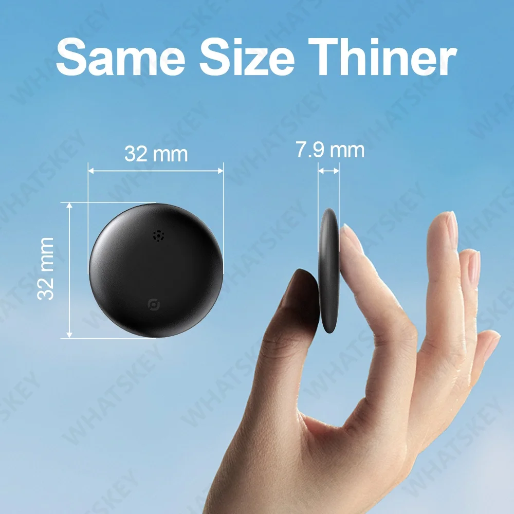 1-2 PCS Android Anti-Loss Tracker Work with Google Find Hub Waterproof Bluetooth Smart Tag Locator for Key Wallet Remote Tracker