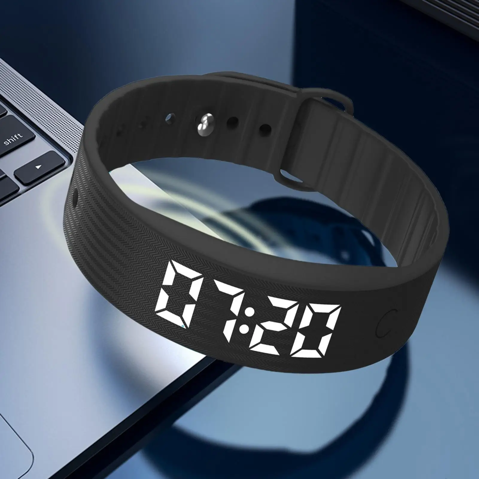 Vibrating Alarm Wristband Silent Rechargeable Bracelet Heavy Sleepers Clock  Watch 8 Alarms for Adults Kids Couples Daily Sleep - AliExpress 44