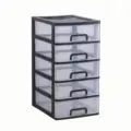 Large 5-tier Black