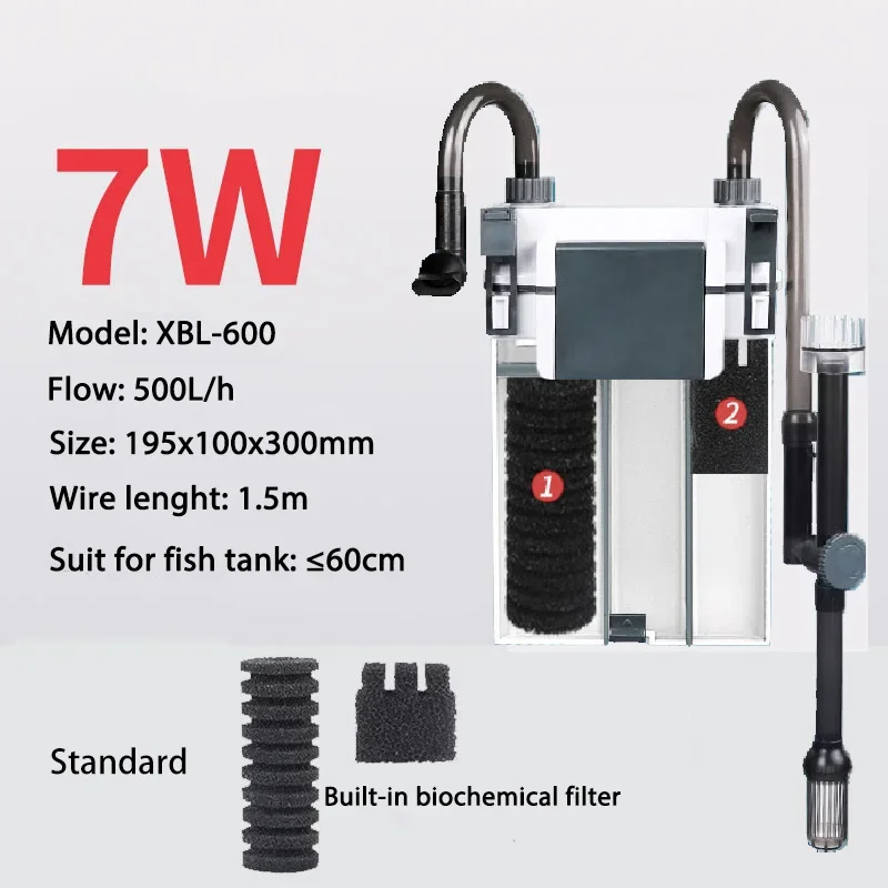 Sunsun-220-240v 50hz,xblシリーズ,水族館の壁掛けフィルター,外部魚の