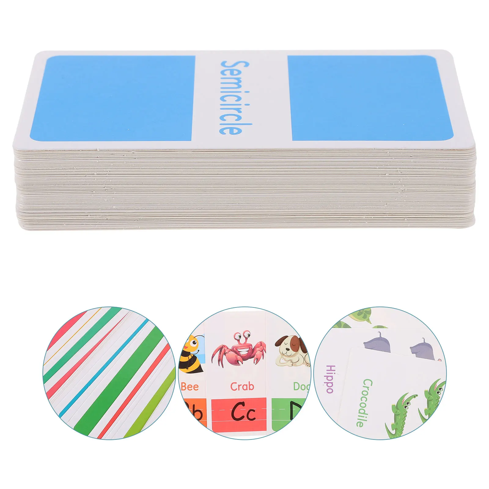 

1 set 1 Set Alphabet Flash Kids Learning Toddler Sensory Cards Number 1-100 English Vocabulary Thick Paper Matching