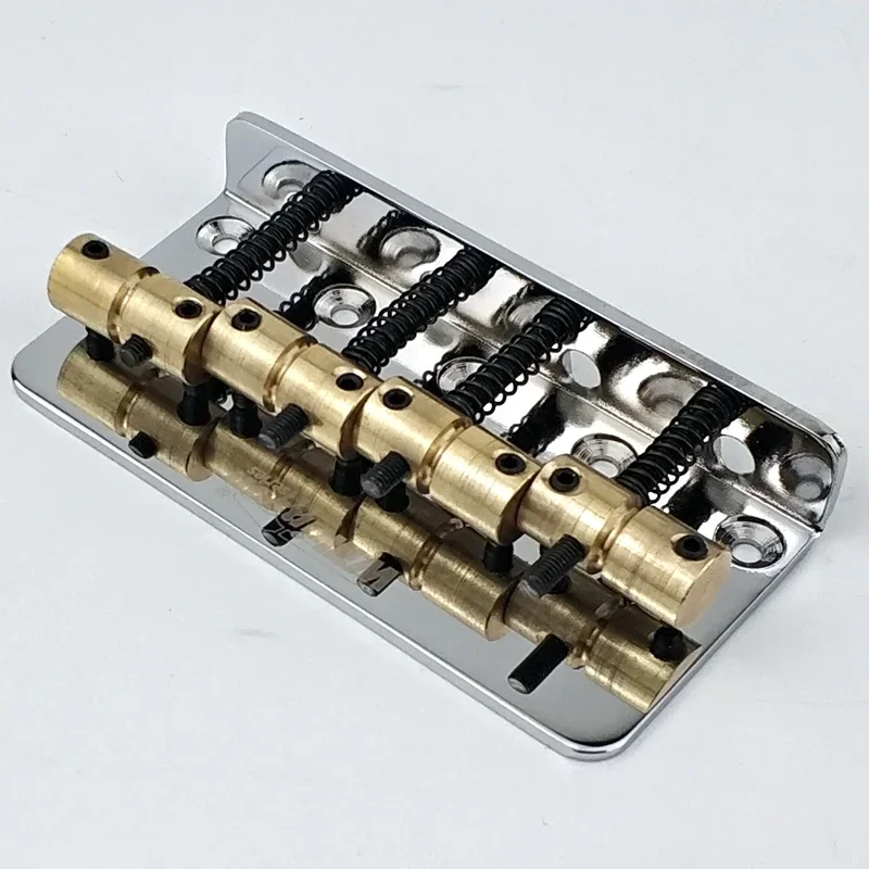 

Wilkinson WOB41T WOB41 Precision Jazz Bass Chrome Silver Four 4 Strings Electric Bass Bridge With Brass Saddles