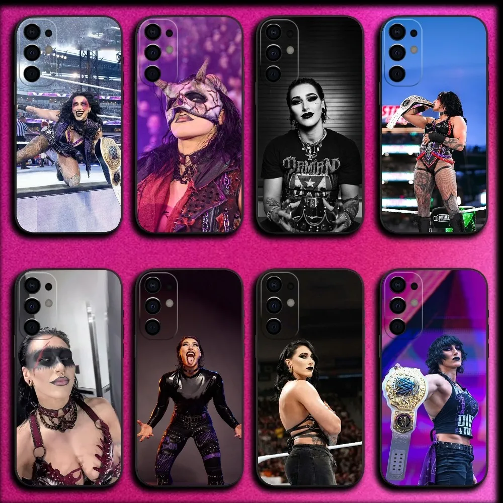 

Rhea Ripley Wrestler Phone Case For Samsung S25,S24,S21,S22,S23,S30,Ultra,S20,Plus,Fe,Lite,Note,10,9,5G Black Cover