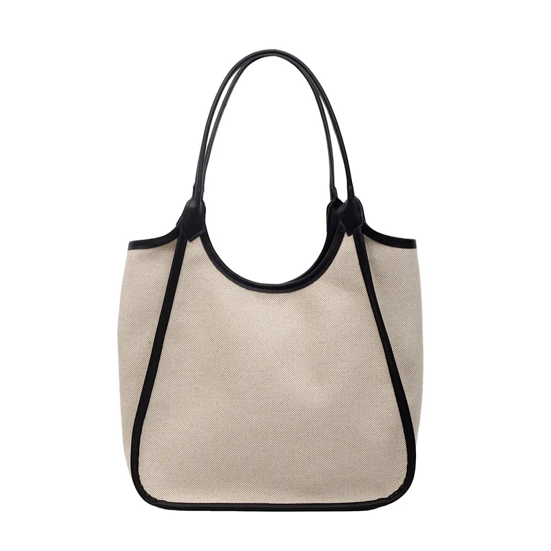 حقيبة يد عصرية للسوق لعام 2025، محفظة كتف أنيقة للنساء، حقيبة كروس بسيطة من اليوم إلى الليل، حقيبة حبال مزخرفة #4