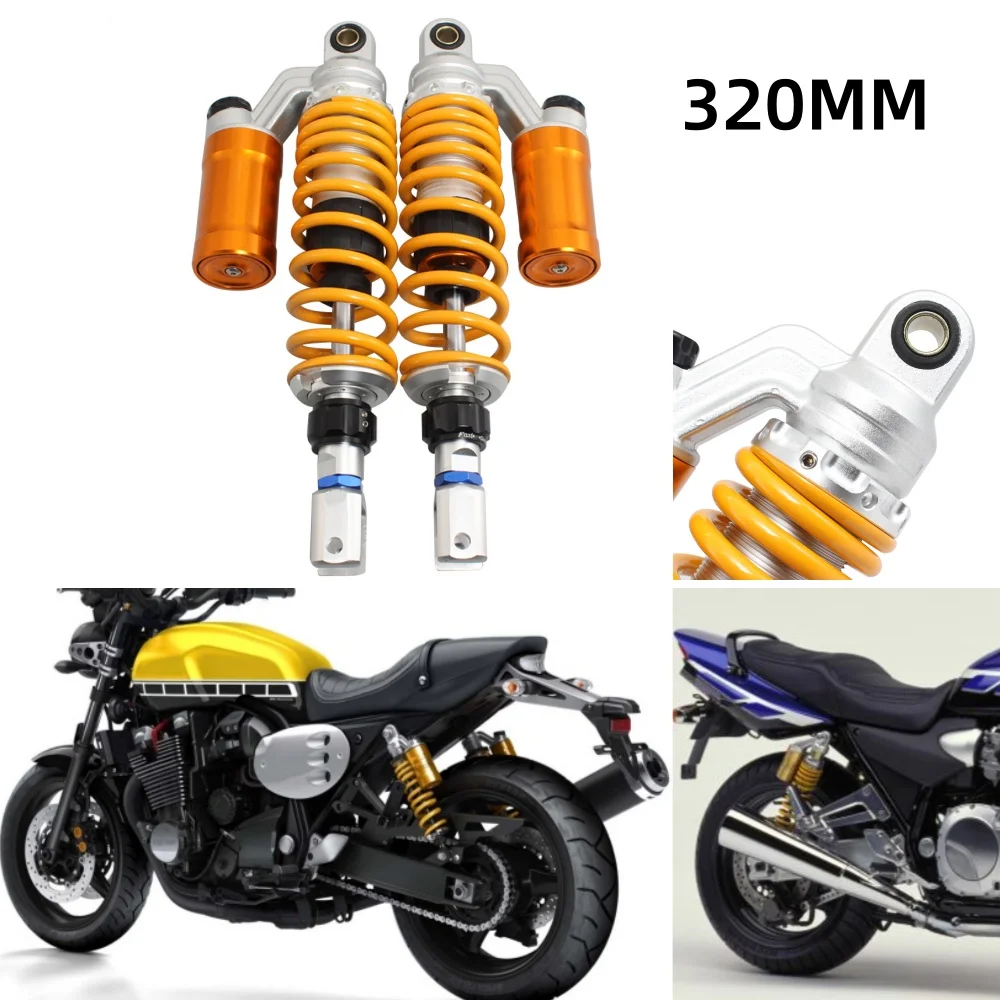 320MM Motorcycle Air Shock Absorber Rear Suspension Damper For Yamaha XJR Honda CX500 CB400 Quad Dirt Street Bobber Scrambler