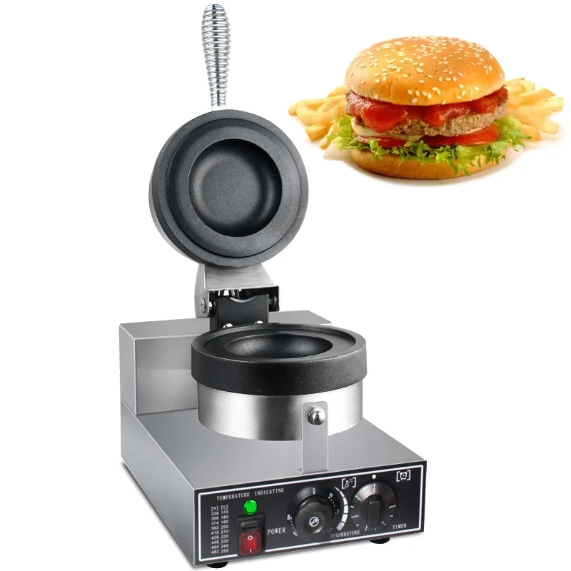 Commercial Ice cream Hamburger sandwich machine Non-stick Panini press waffle machine 110V 220V Gelato Panini Press machine