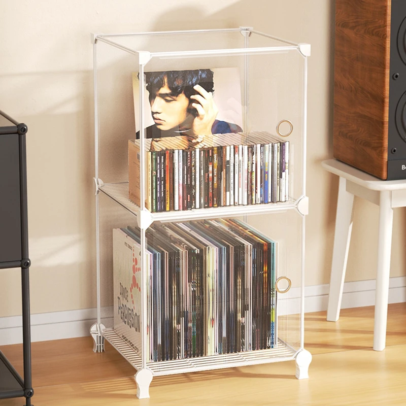 Transparent Salon Cd Racks Wall Shelves Modern Wall Shelves Hotel Accent Cd Racks Home Vinyl Platenhouder Replica Furniture