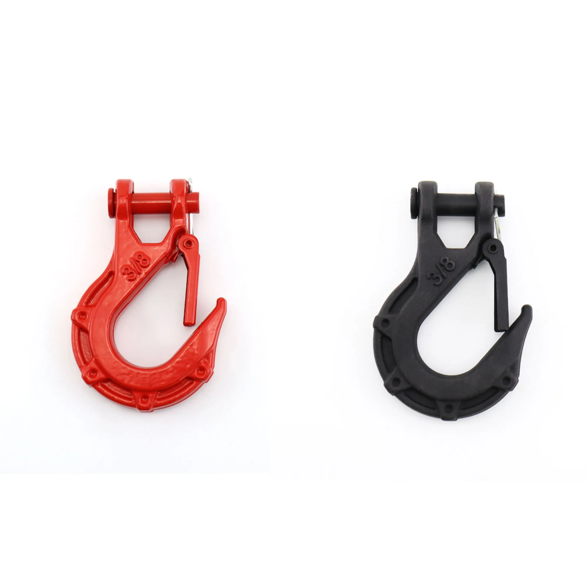 1PCWinch هوك Grade70 3/8 "السلامة الصلب مزلاج ونش هوك الثقيلة مزورة Clevis زلة ونش هوك سحب هوك 17T ل SUV شاحنة قارب #5