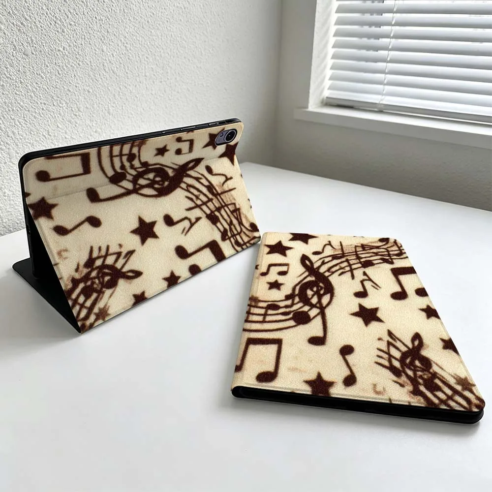Cartoon Piano Notes Pattern For Huawei MatePad MediaPad MagicPad Honor Pad 10 9 8 X10 X9 X8 Pro Soft Inch Tablet Case Cover