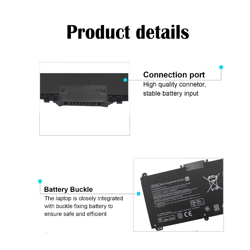 L11119-855 HT03XL Laptop Battery for HP Pavilion 14-CM 14-CK 14-DF 14-MA 14Q-CS 15-DA 15-CS 15-CW 17-CA HP 240 245 250 G7 340