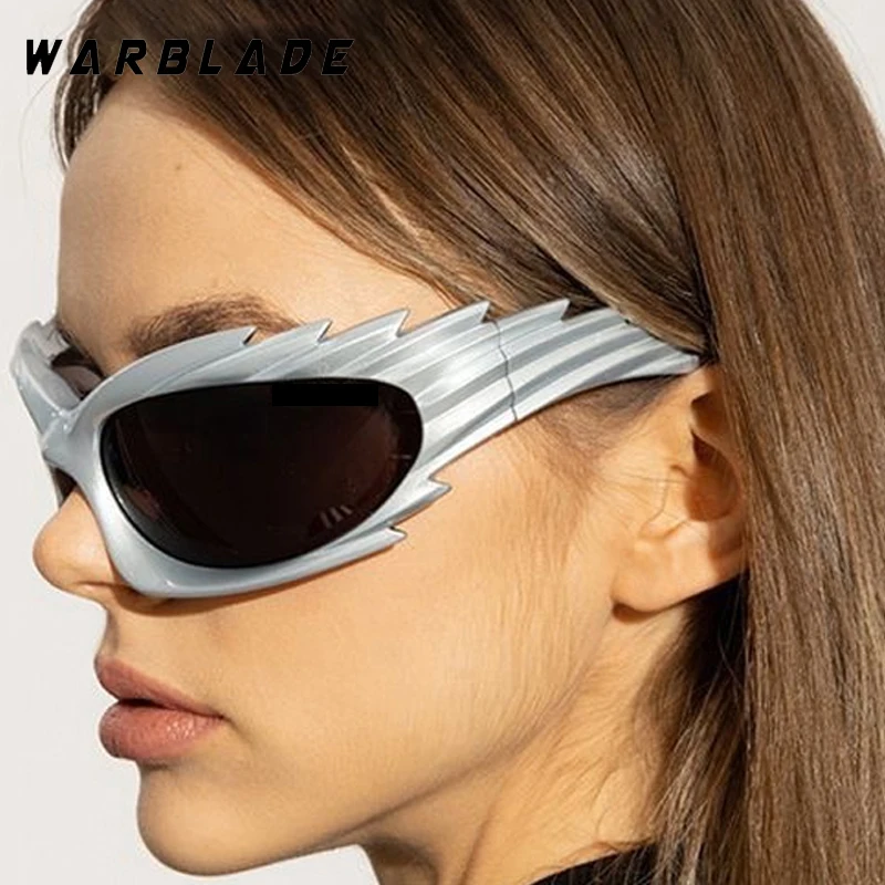 Punk Cool Hip Hop Outdoors Driving Women's Sunglasses Luxury Design Sunglass Men Cycling Sports Windproof Goggles UV400 Lentes